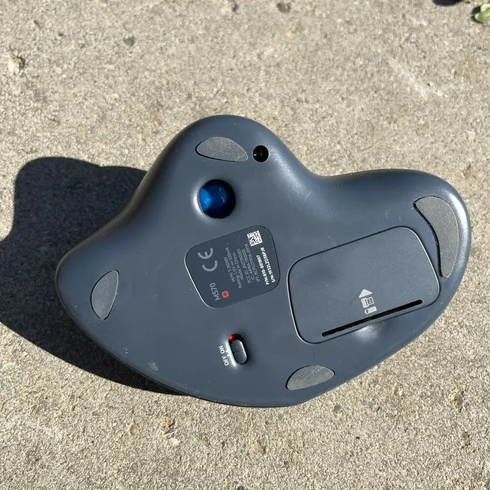 Logitech Logi M570 Wireless Trackball Mouse with USB Dongle